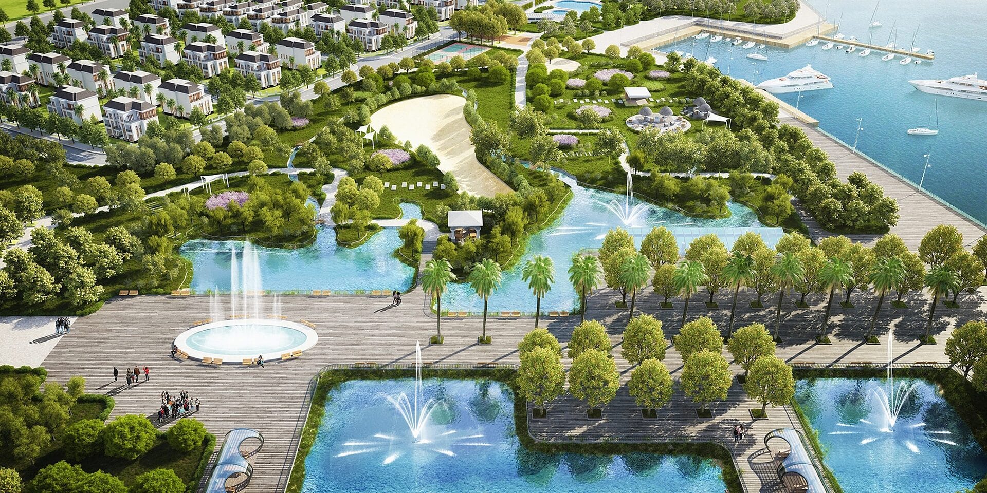 Không gian sống xanh tại Vinhomes Mễ Trì 2